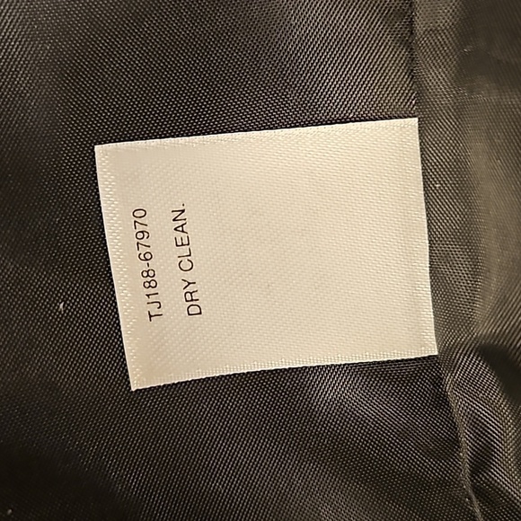 💕PENDLETON💕 Holiday Dress 100% Tafetta Silk ~ Black & Gold Tartan Plaid 18 - Picture 9 of 9